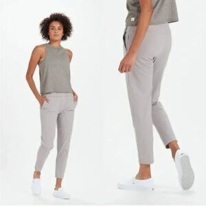 Vuori Mid Rise Miles Ankle Trouser Pants 26” Clay Size Small